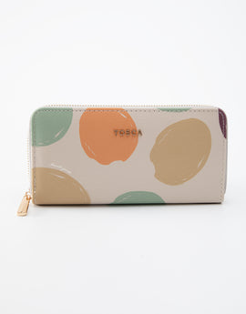 TOSCA - TH060 PU WALLET - Almond Milk