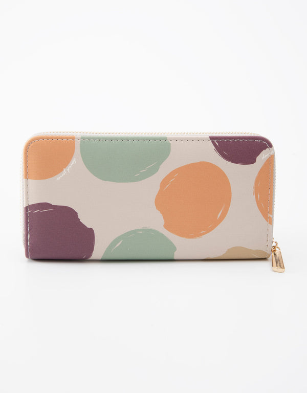 Tosca - TH060 Pu Wallet - Almond Milk