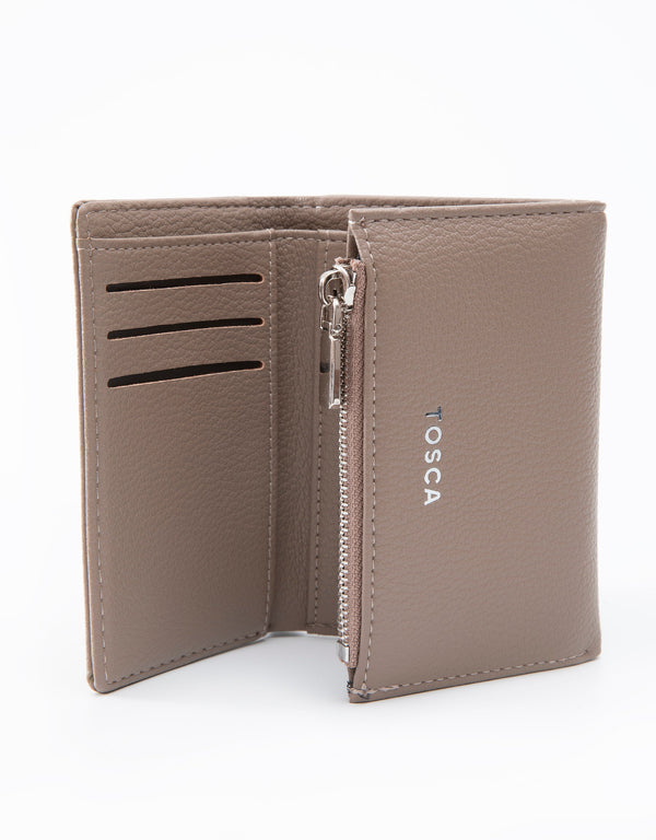 Tosca - TH062 Pu Wallett - Warm Taupe