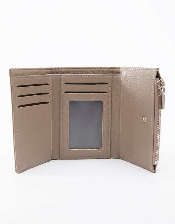 Tosca - TH062 Pu Wallett - Warm Taupe