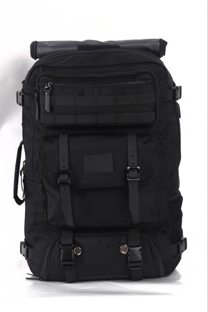 Travelite - TL220812 17.3in Xlg Multi Pocket Laptop Backpack W Shoulder Strap - Black