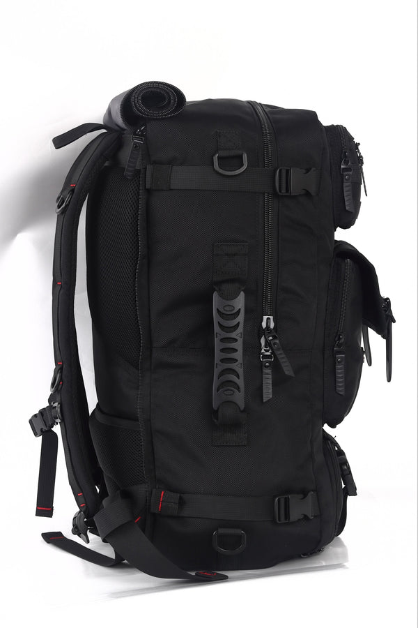 Travelite - TL220812 17.3in Xlg Multi Pocket Laptop Backpack W Shoulder Strap - Black