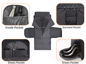 Travelite - TL230620 Roll Up Garment Duffle Bag Carry On - Black