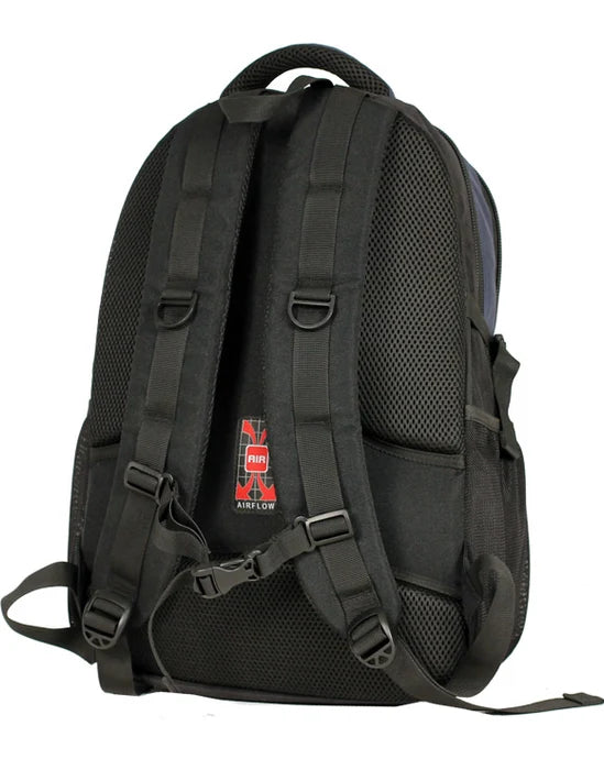 Tosca - TCA927 31lt Multi Compartment backpack - Blue-Grey