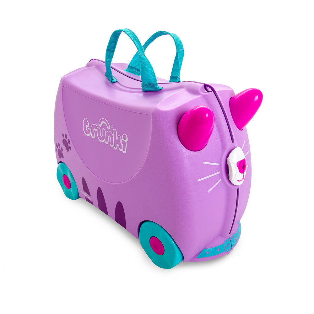 Trunki ride store on luggage