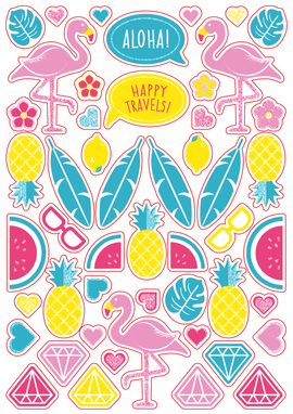 Trunkie - Flossie Flamingo Ride on Luggage - 0