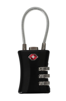 Tosca - TCA075 TSA Combo Cable Lock - Black