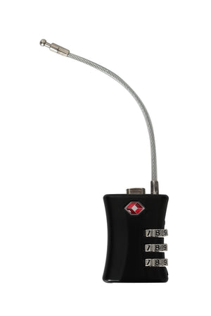 Tosca - TCA075 TSA Combo Cable Lock - Black