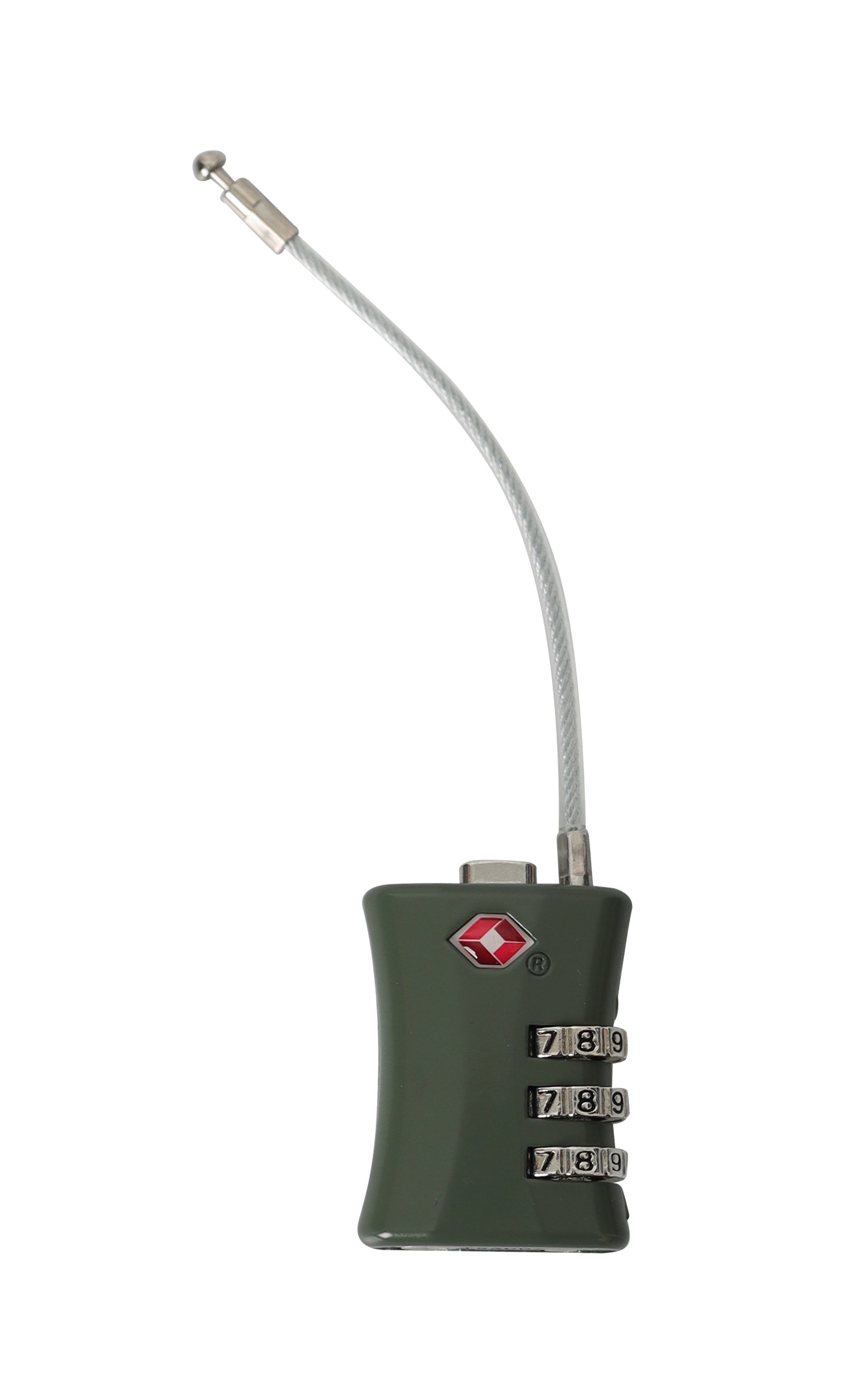 Tosca - TCA075 TSA Combo Cable Lock - Moss