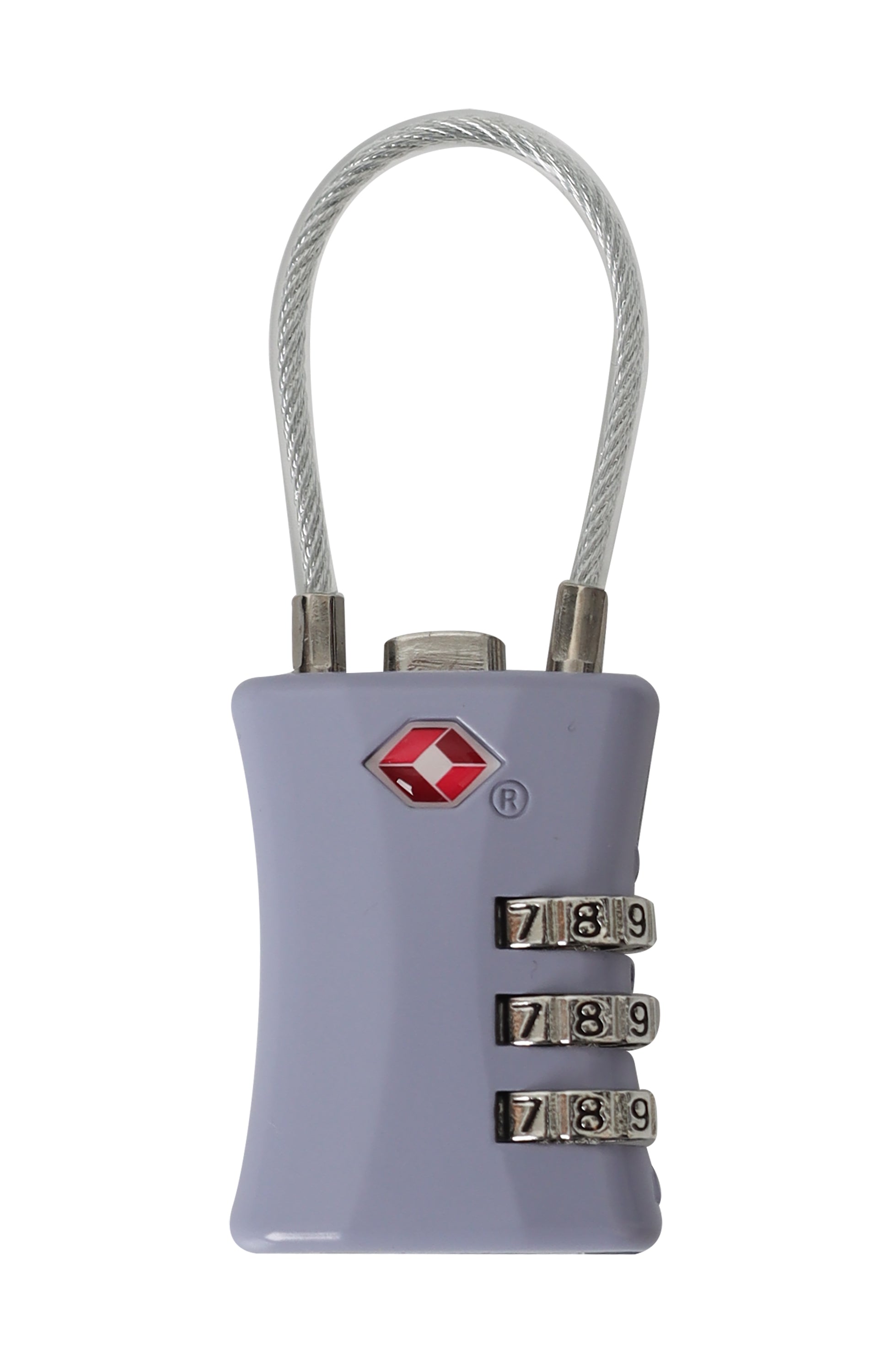 Tosca - TCA075 TSA Combo Cable Lock - Lavender