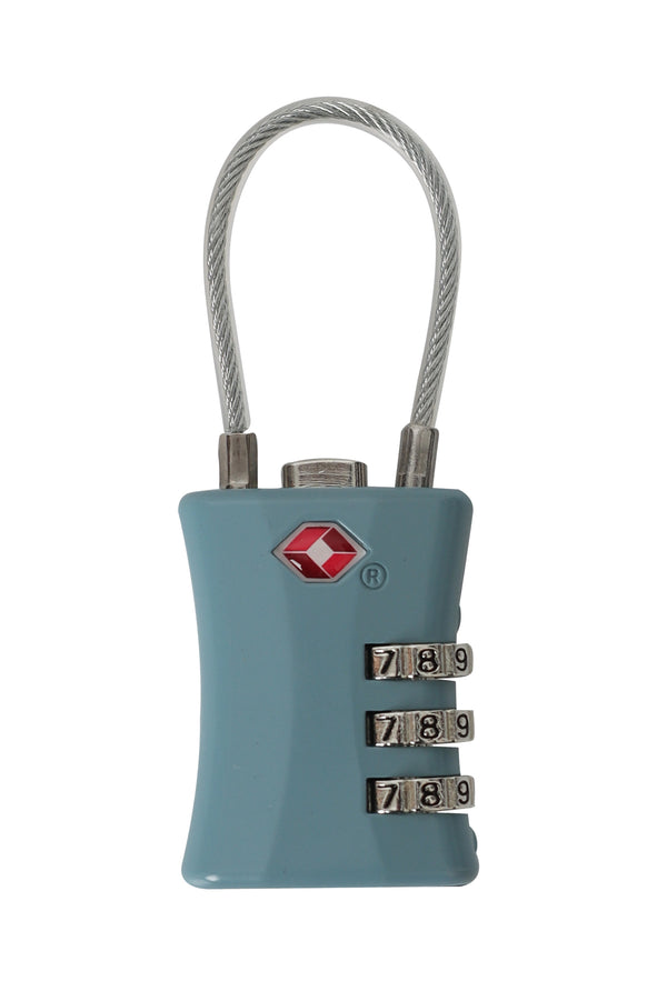 Tosca - TCA075 TSA Combo Cable Lock - Blue