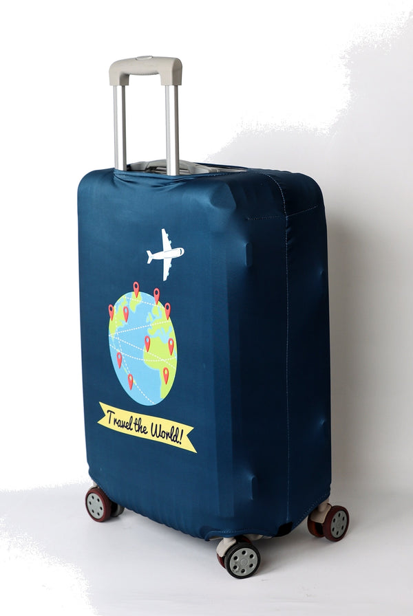 Tosca - TCA058 Medium Luggage Cover - World Traveller