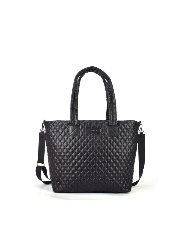 Tosca - MET980 Metro Nylon Tote - Black