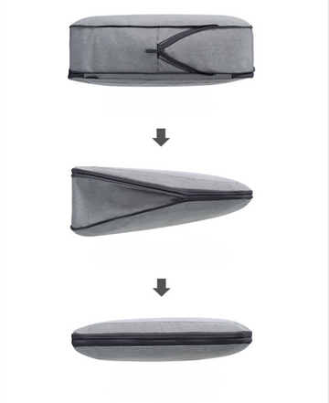 Comfort Travel - CC07 Set of 4 Compression packing Cubes - Black - 0