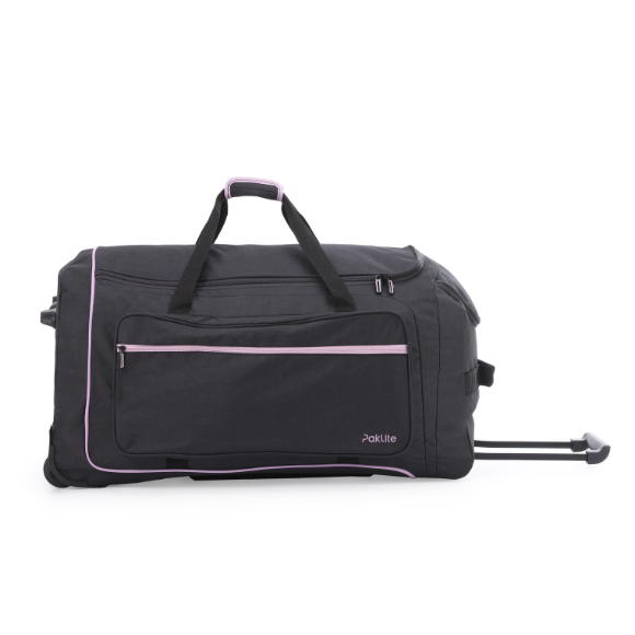 Paklite - PA30 76cm 110Lt Duffle on Wheels - Black/Purple