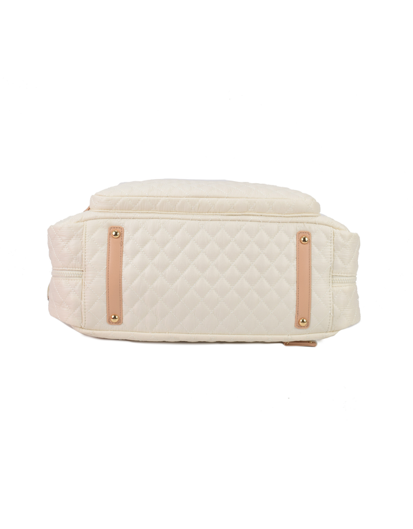 Tosca - MET982 Metro Nylon Spit tote - Stone
