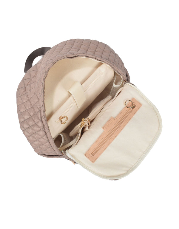 Tosca - MET981 Metro Nylon Backpack - Stone
