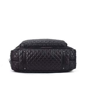 Tosca - MET982 Metro Quilted Split tote - Black