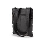 Verona - VCB-02 Square Leather sling sidebag - Black