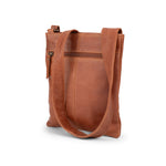 Verona - VCB-02 Square Leather sling sidebag - Cognac