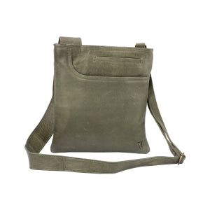 Franco Bonini - VCB-02 Leather Sling Sidebag - Moss Green
