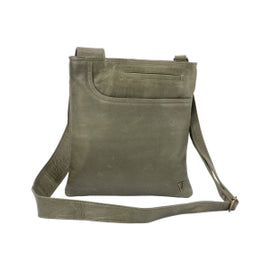 Franco Bonini - VCB-02 Leather Sling Sidebag - Moss Green - 0