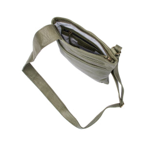 Franco Bonini - VCB-02 Leather Sling Sidebag - Moss Green