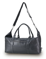 Tosca - VG012 Vegan Leather Duffle bag - Black