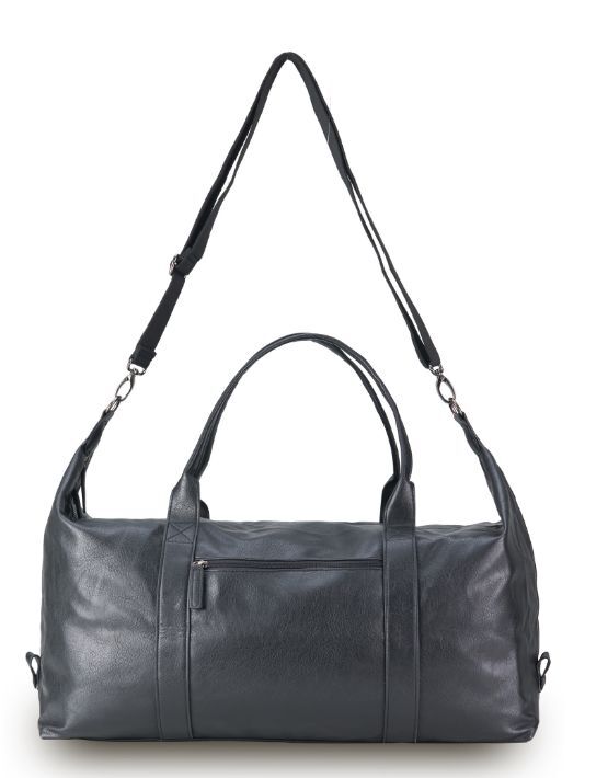 Tosca - VG012 Vegan Leather Duffle bag - Black - 0