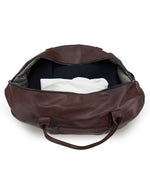 Tosca - VG012 Vegan Leather Duffle bag - Chocolate