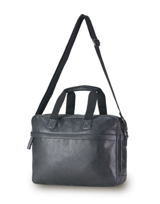 Tosca - VG014 Vegan Leather Business Bag - Black