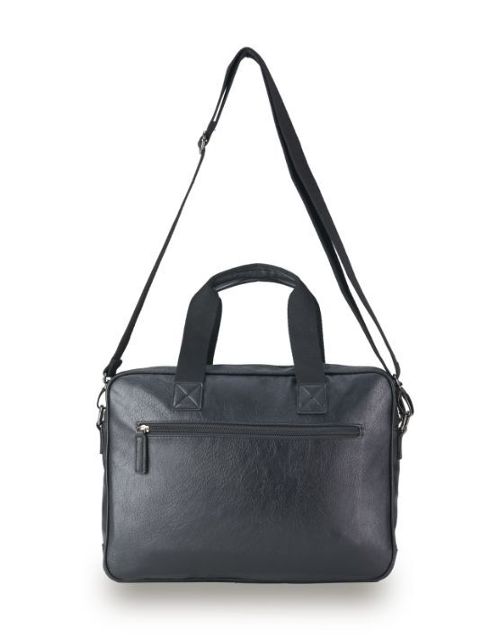 Tosca - VG014 Vegan Leather Business Bag - Black