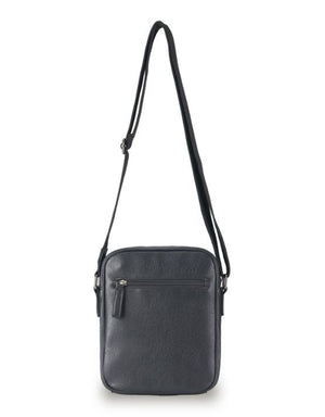 Tosca - VG016 Vegan Leather Shoulder Side Bag - Black