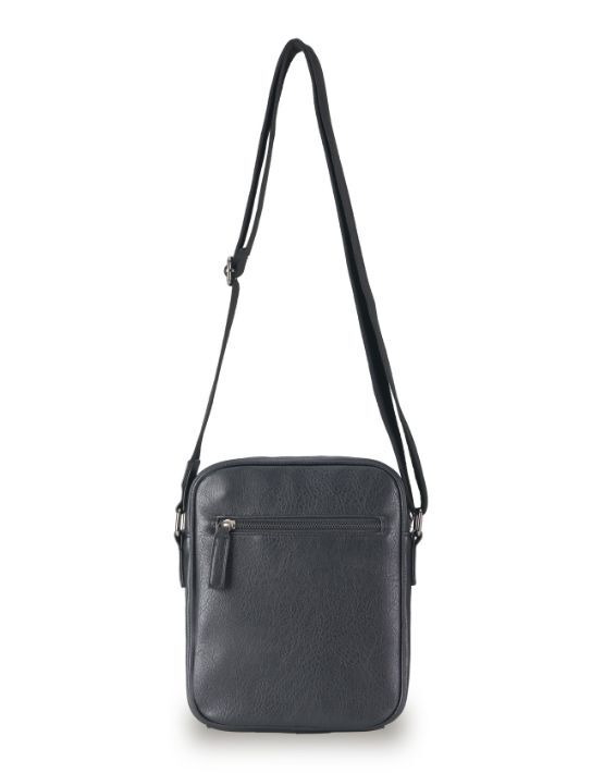 Tosca - VG016 Vegan Leather shoulder side bag - Black - 0