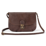 Verona - VHB-04 Micro leather Flap handbag - Mocca