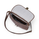 Verona - VHB-04 Micro leather Flap handbag - Mocca