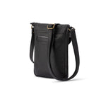 Verona - VMP-003 Flap over Mobile Phone leather bag - Black