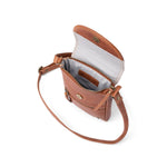 Verona - VMP-003 Flap over Mobile Phone leather bag - Cognac