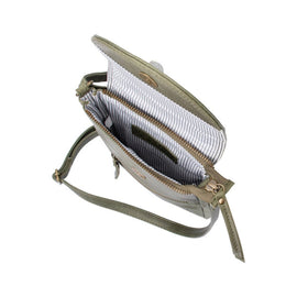 Franco Bonini - VMP-003 Leather sling small sidebag - Moss Green - 0
