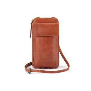 Franco Bonini - VMP200 Leather Mobile Phone Bag - Cognac