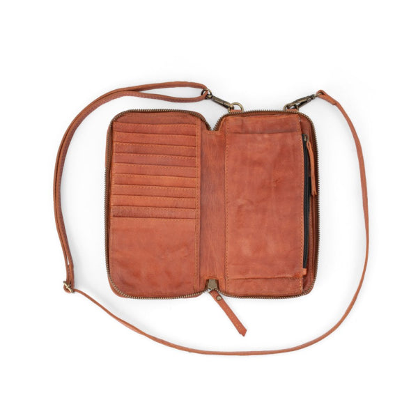 Franco Bonini - VMP200 Leather Mobile Phone Bag - Cognac