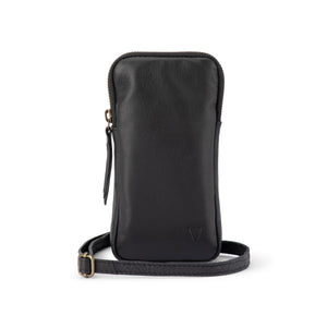 Verona - VMP-300 Leather Mobile Phone Pouch - Black