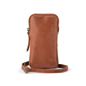 Verona - VMP-300 Leather Mobile Phone Pouch - Cognac