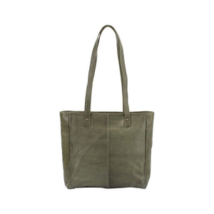 Franco Bonini - VTB-0015 Large Leather Tote - Moss Green
