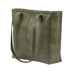 Franco Bonini - VTB0015 Large Leather Tote - Moss Green