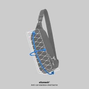 Pacsafe - V Action Sling - Digital Gray — Official product view (60161148)