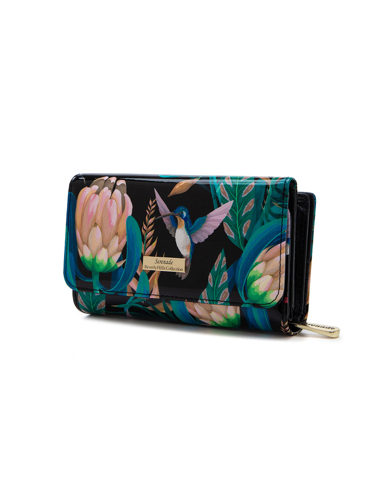 Serenade - LuLu Medium RFID Leather wallet - Bird