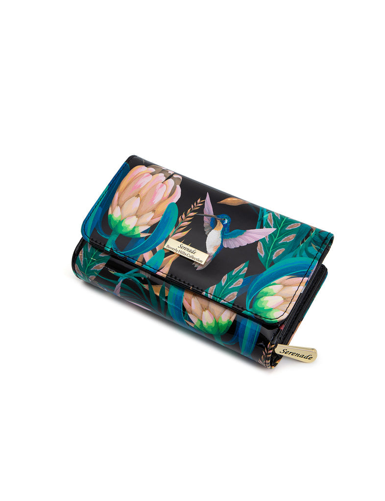 Serenade - LuLu Medium RFID Leather wallet - Bird