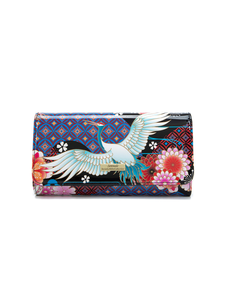 Serenade - Miyuki Cherry blossoms Large RFID wallet - Blossom-1