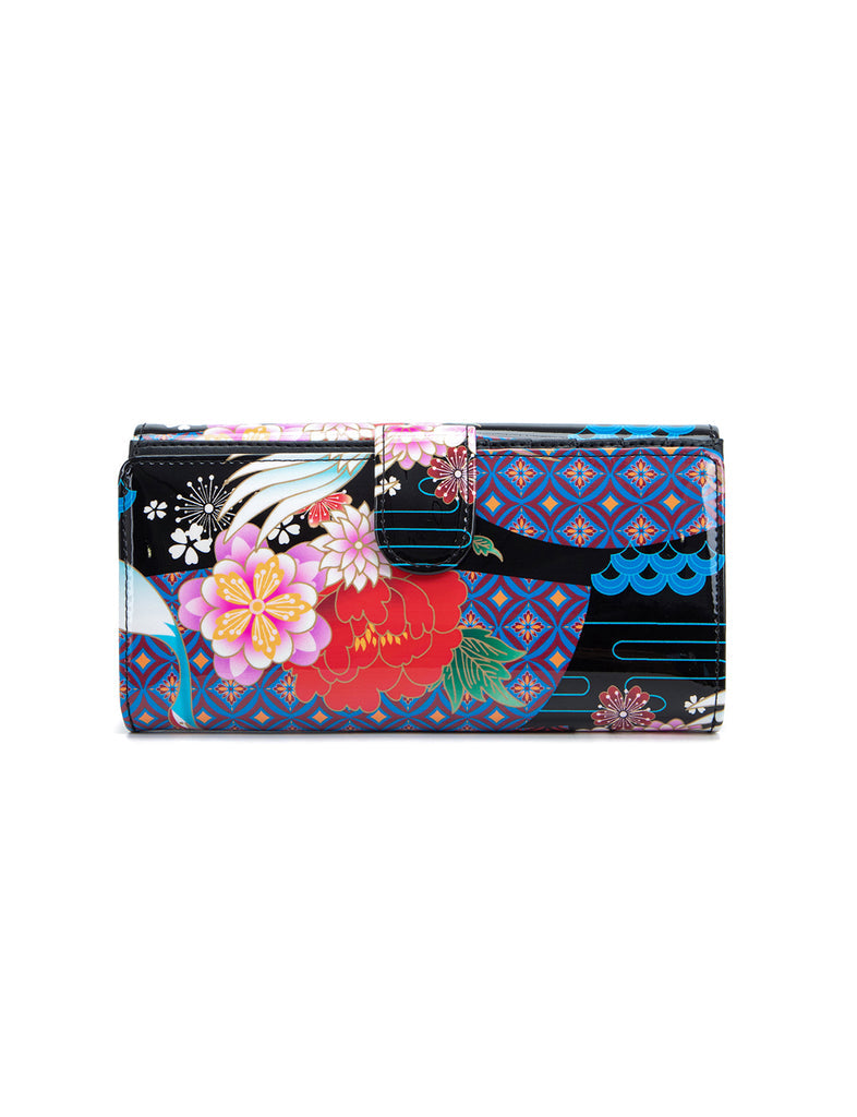 Serenade - Miyuki Cherry blossoms Large RFID wallet - Blossom-2